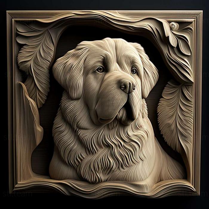 3D модель Собака піренейського мастифа (STL)
